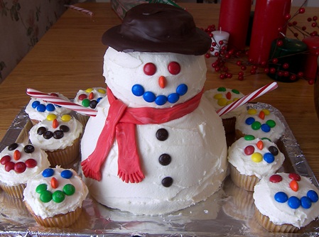 snowman-cake-and-cupcakes.jpg