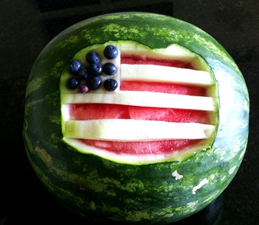4th of july flag watermelon bowl3
